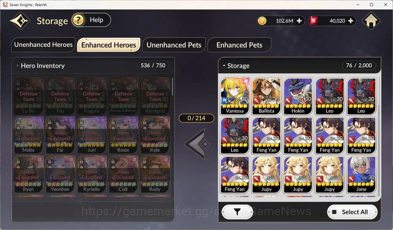 Seven Knights Re:Birth Accounts GlobalSEA|Full Ex-7k[GelidusTC4,MeliaTC3,FaiTC1,Ju image 19