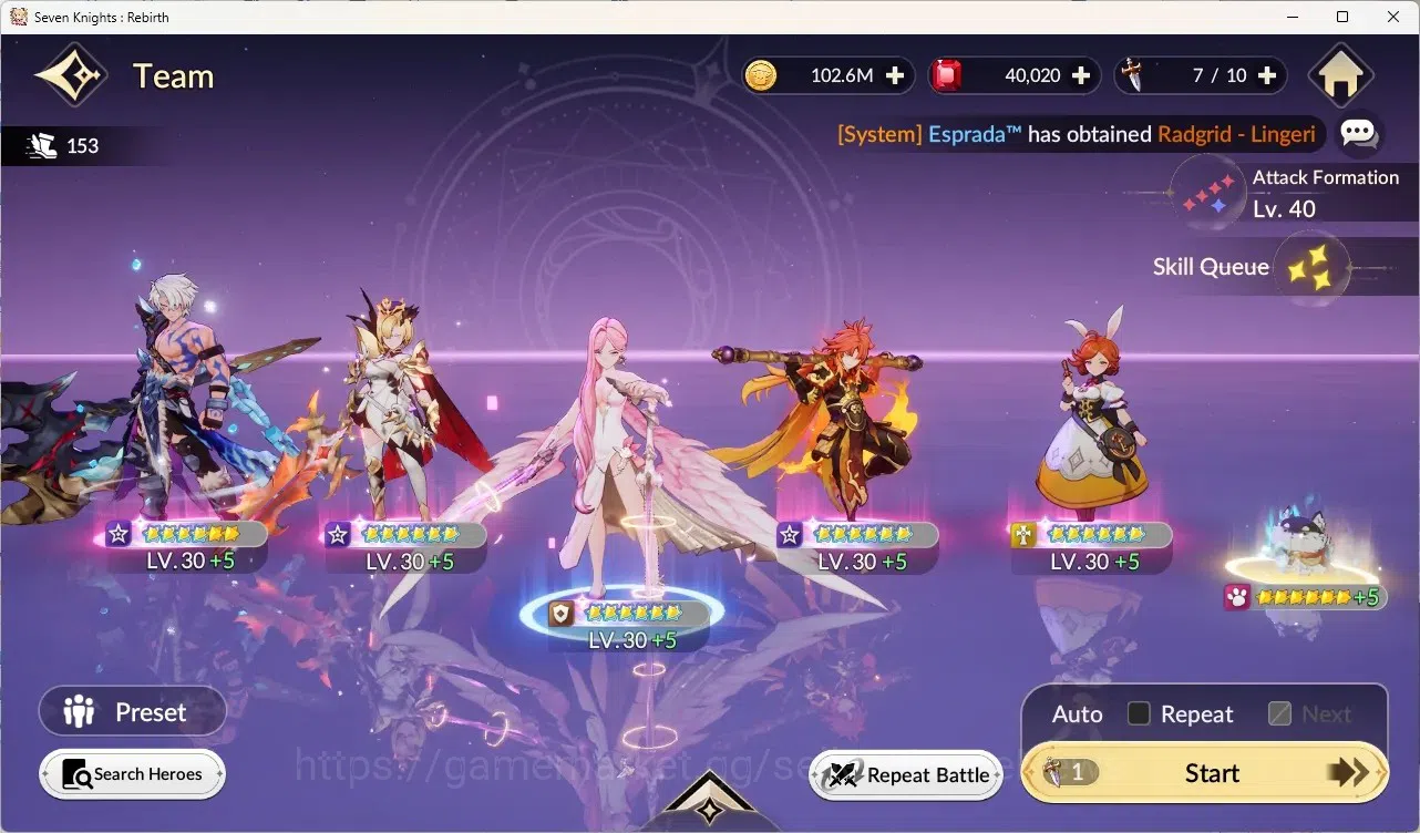 Seven Knights Re:Birth Accounts GlobalSEA|Full Ex-7k[GelidusTC4,MeliaTC3,FaiTC1,Ju image 6