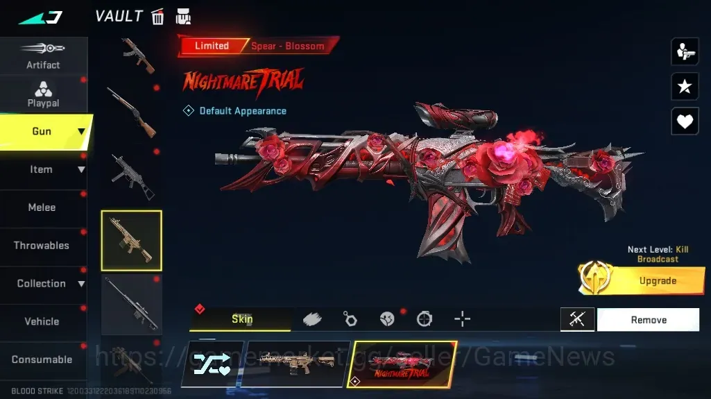 Blood Strike Accounts Rare Skin Asia | Limited Spear Blossom | Legendary URB Ethreal Blue,URB Dreamy Ocean|Log NetEase|Take 1