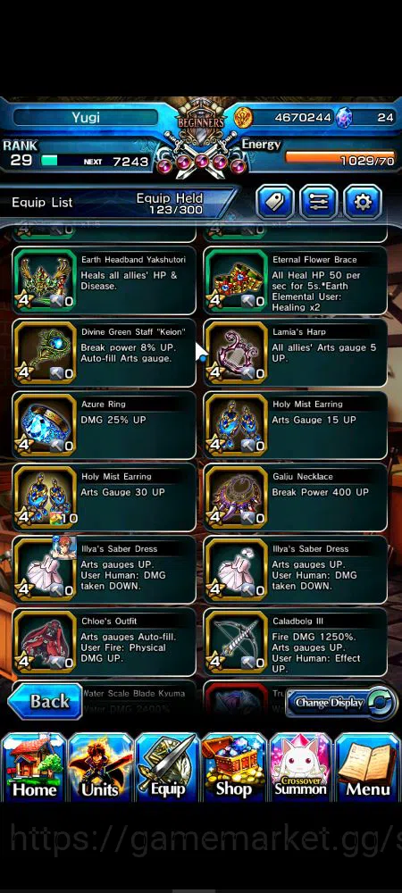 Grand Summoners Accounts Global|Rank 29|Starter|9 Ascend|EmiyaTW,Summer (Mi image 13
