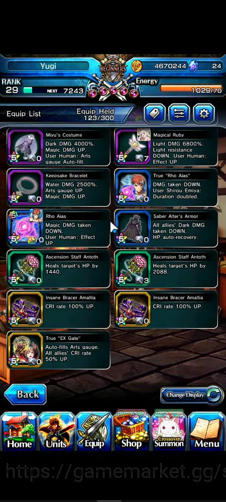 Grand Summoners Accounts Global|Rank 29|Starter|9 Ascend|EmiyaTW,Summer (Mi image 15