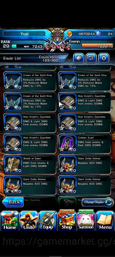 Grand Summoners Accounts Global|Rank 29|Starter|9 Ascend|EmiyaTW,Summer (Mi image 9