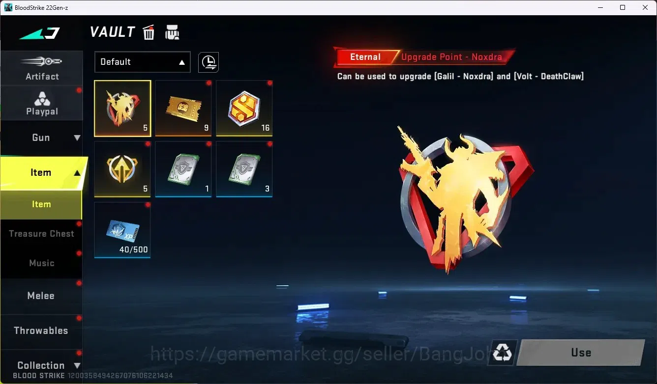 Blood Strike Accounts ASIA | Ultra Melee Lightblade - Dark Force | 2 Leg image 2