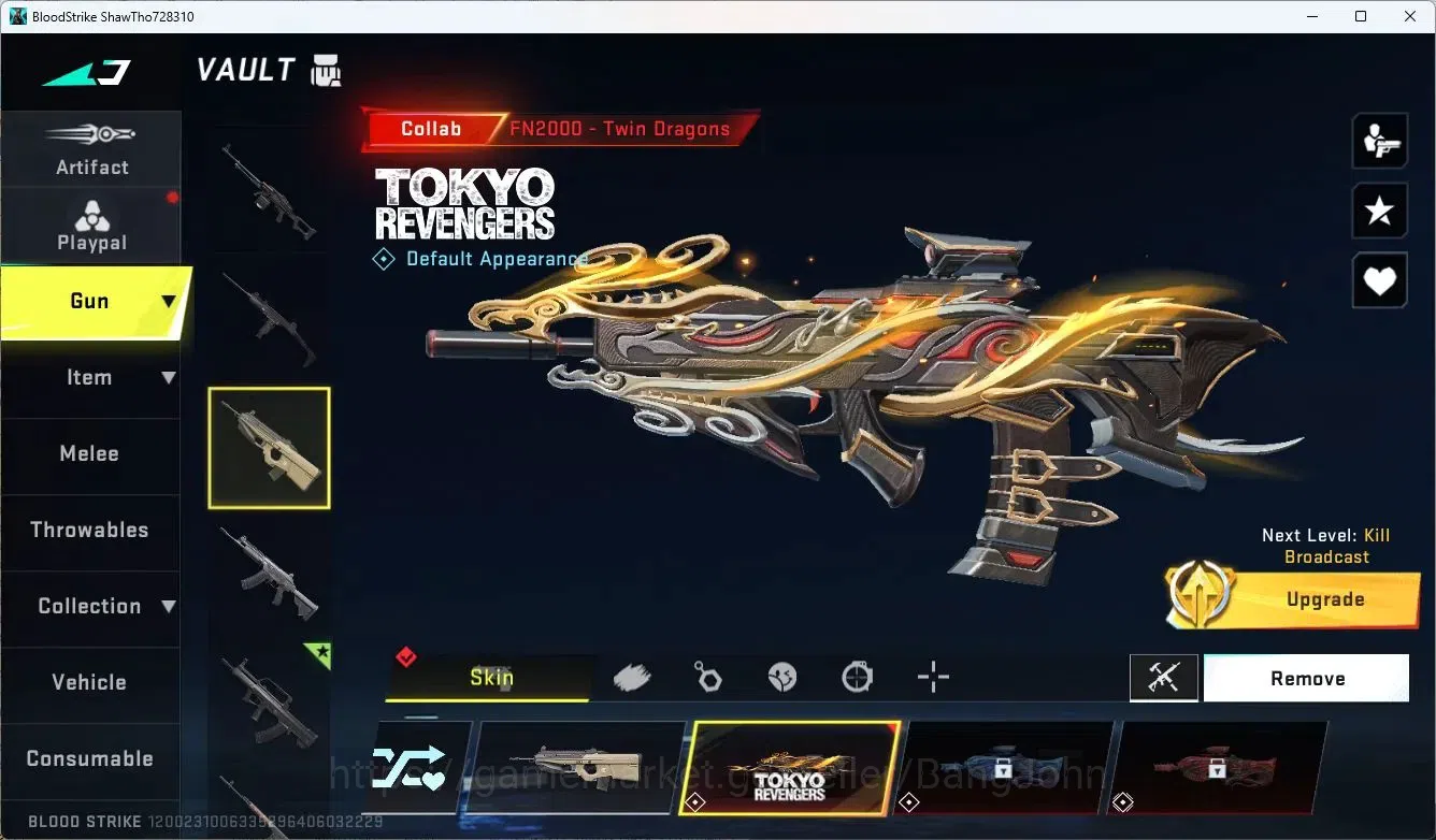 Blood Strike Accounts ASIA | 1 ETERNAL: Desert Eagle-Scorpius|TR FN2000| image 3
