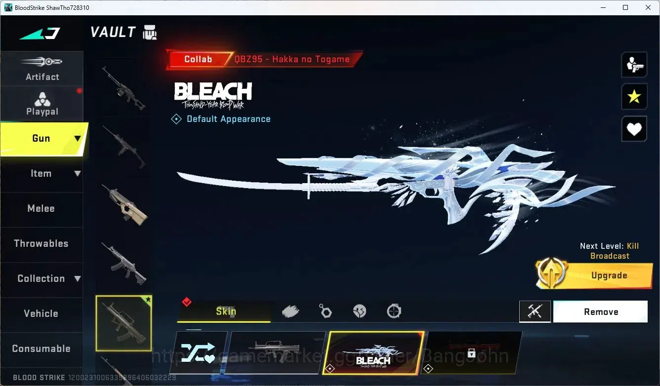 Blood Strike Accounts ASIA | 1 ETERNAL: Desert Eagle-Scorpius|TR FN2000| image 4