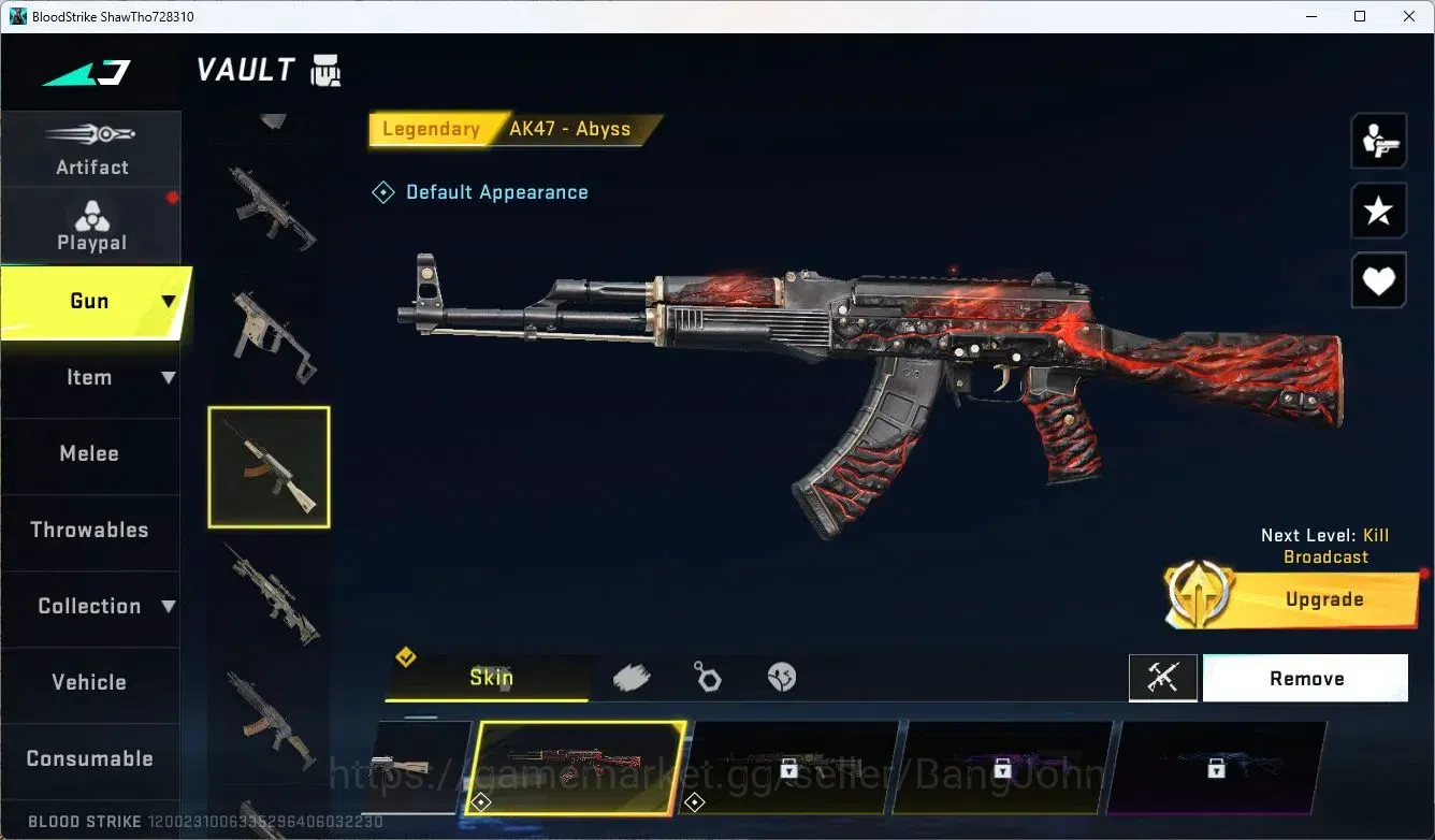 Blood Strike Accounts ASIA | 1 ETERNAL: Desert Eagle-Scorpius|TR FN2000| image 8