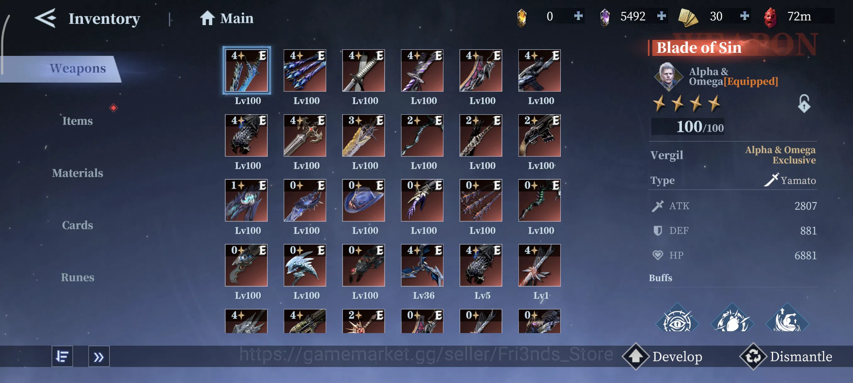 Devil May Cry: Peak of Combat Accounts DMC49 | ALL DEVICE | GLOBAL ASIA | BEAST ENDGAME 1 image 7