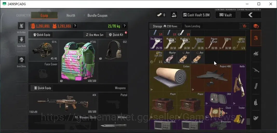 Arena Breakout Accounts MOBILE|Lv 30|SV 33,8M|CV 5,7M|Many Set Skin|B AEK, image 4
