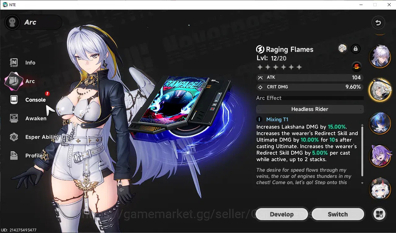 Neverness to Everness Accounts GLOBAL SEA|HL 45|TL 26|10 SSR[ShinkuA1,HotoriA1,Nanally]+Sign,Jiuyuan,Baicang,ChizA1,etc|2 15