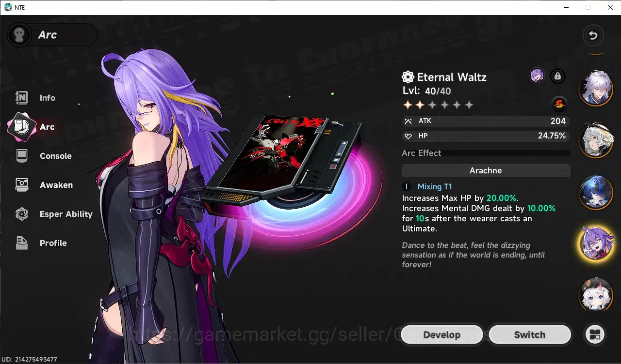 Neverness to Everness Accounts GLOBAL SEA|HL 45|TL 26|10 SSR[ShinkuA1,HotoriA1,Nanally]+Sign,Jiuyuan,Baicang,ChizA1,etc|2 19
