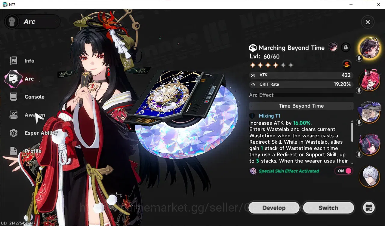 Neverness to Everness Accounts GLOBAL SEA|HL 45|TL 26|10 SSR[ShinkuA1,HotoriA1,Nanally]+Sign,Jiuyuan,Baicang,ChizA1,etc|2 6