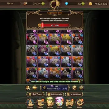 The Seven Deadly Sins: Grand Cross Accounts Endgame Global|5,4M CC|6 LR,9 UR+Full Gachiakuta|Zeldris3/6,F King2/6,H