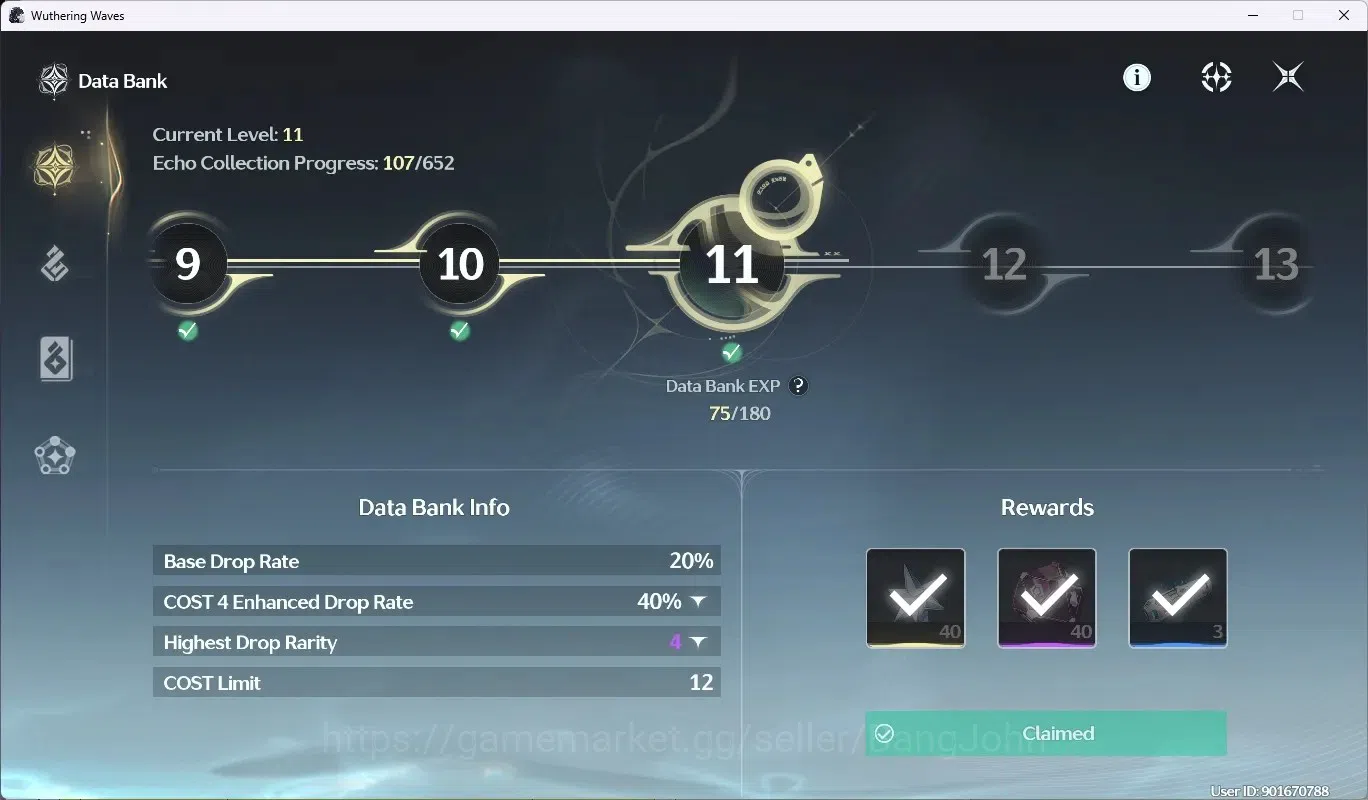 Wuthering Waves Accounts SEA|UL 28|Rank 3|4 Char Limit [Sigrika, Ciaccona,  image 15