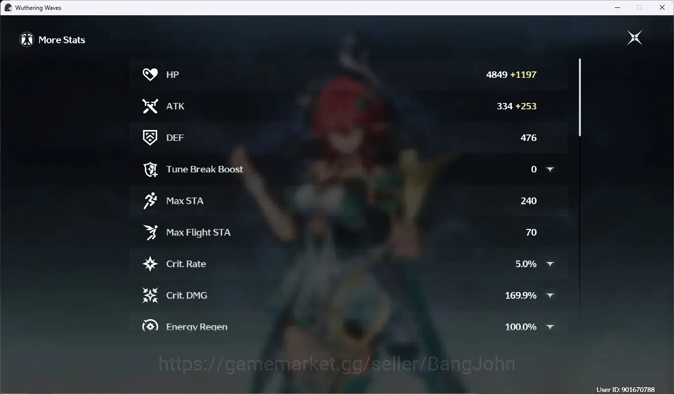 Wuthering Waves Accounts SEA|UL 28|Rank 3|4 Char Limit [Sigrika, Ciaccona,  image 18