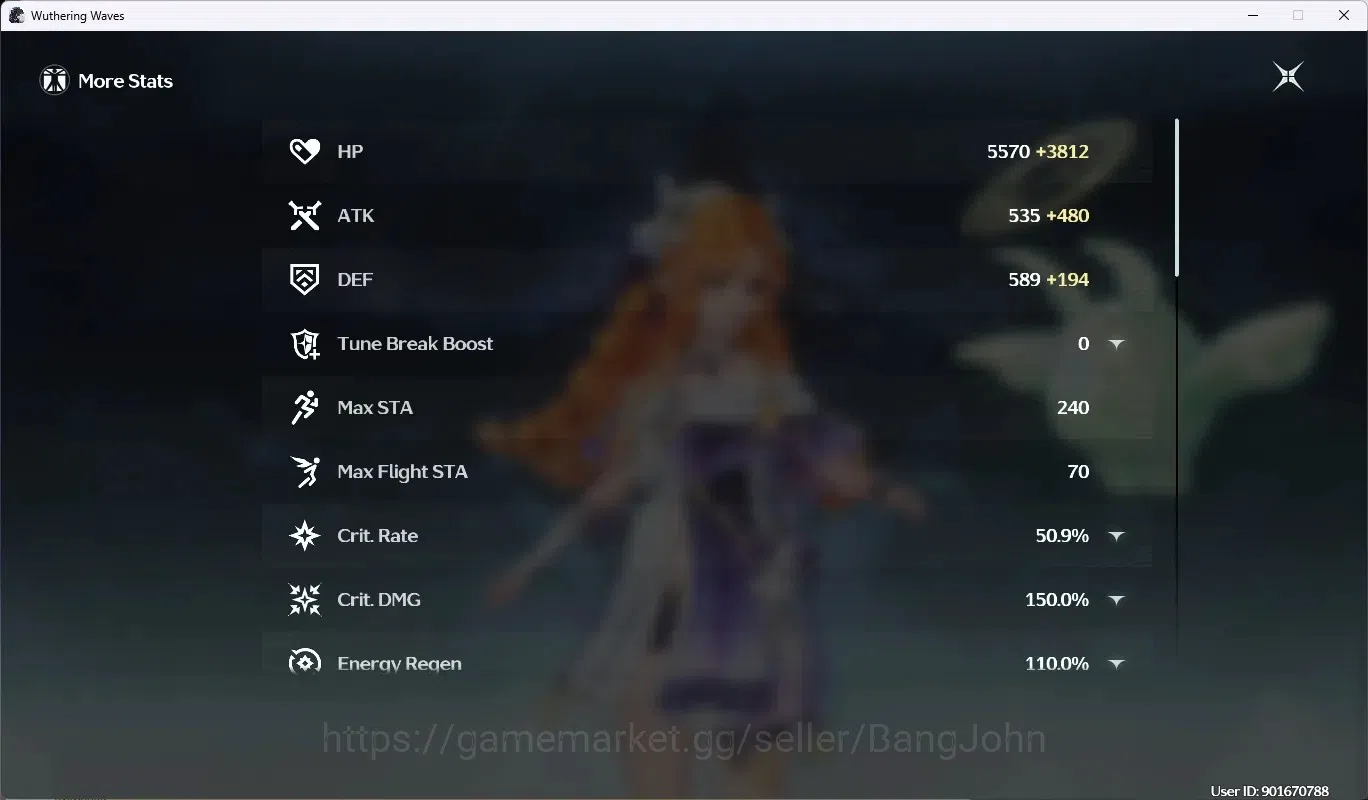 Wuthering Waves Accounts SEA|UL 28|Rank 3|4 Char Limit [Sigrika, Ciaccona,  image 19