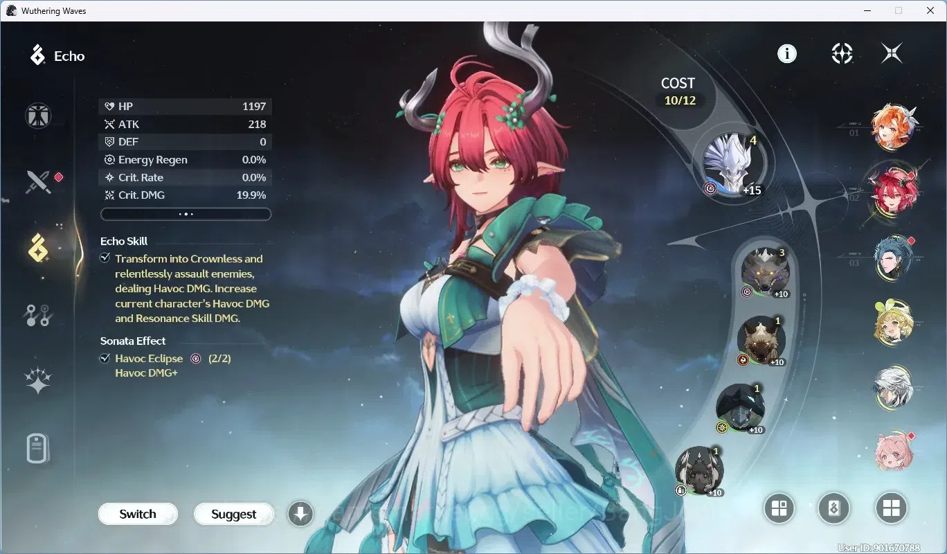 Wuthering Waves Accounts SEA|UL 28|Rank 3|4 Char Limit [Sigrika, Ciaccona,  image 4