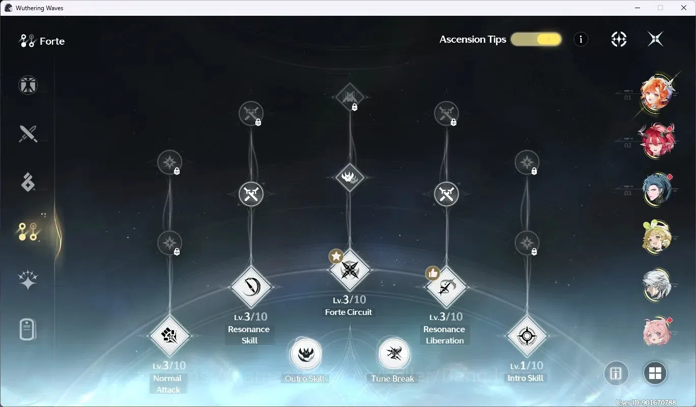 Wuthering Waves Accounts SEA|UL 28|Rank 3|4 Char Limit [Sigrika, Ciaccona,  image 6