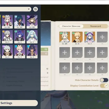 Genshin Impact Accounts Starter ASIA|AR 13|Fresh Starter|1 Limit (Vesna)+Mikazuki|Low Quest|Low Exploration|MC