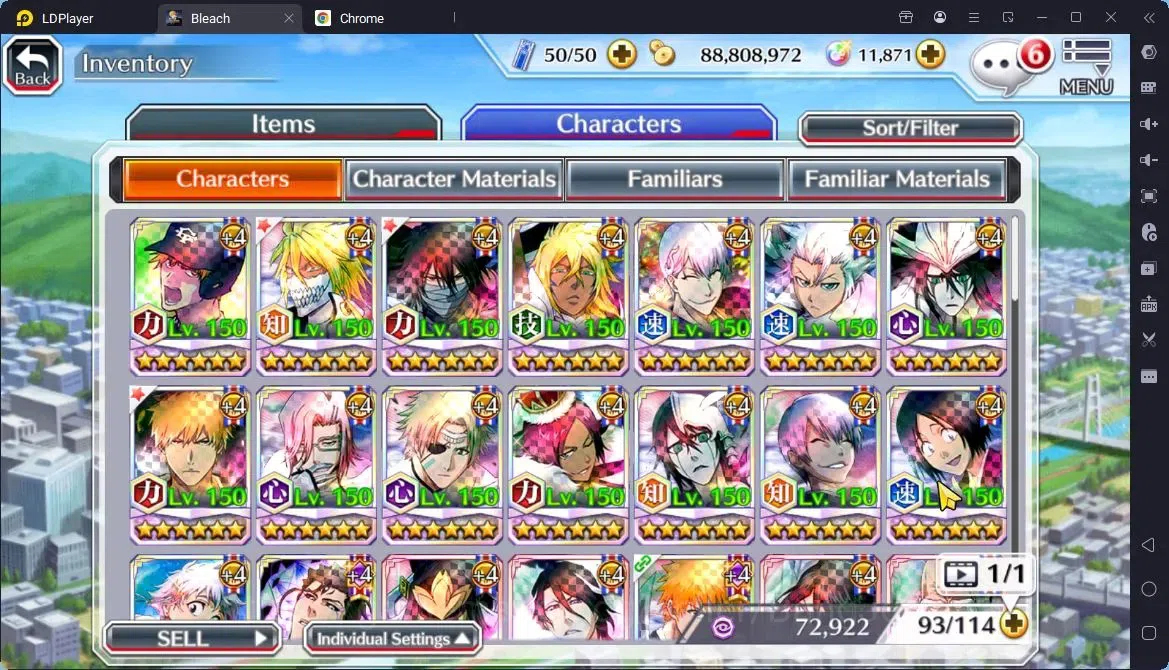 Bleach: Brave Souls Accounts Starter GLOBAL | 11k Orb + fresh Story | Ichigo DTV,Aizen 6Aniv,Ichigo 9th Aniv,Halibel FB 11