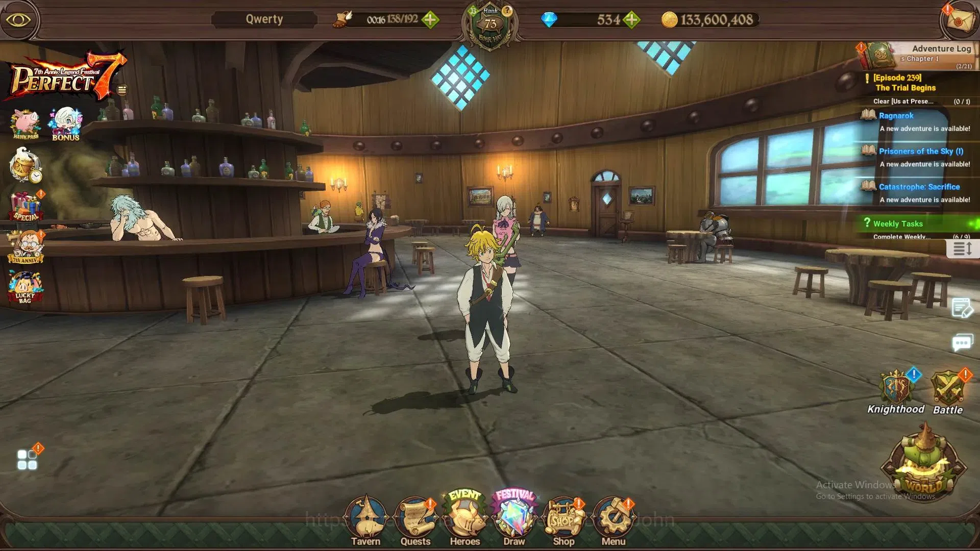 The Seven Deadly Sins: Grand Cross Accounts ASIA |3.53M CC|534 DM|LR 5+UR 7|LR Nemesis 6/6,ZO image 15