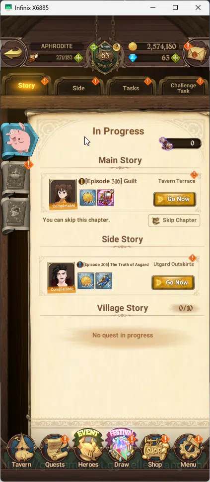 The Seven Deadly Sins: Grand Cross Accounts Whale Global | 3.2M CC |1 LR | Salos, Merlin Esca, Chaos Arthur ,Mael|Full 10