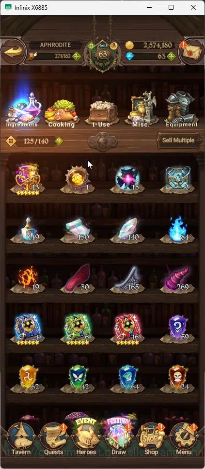 The Seven Deadly Sins: Grand Cross Accounts Whale Global | 3.2M CC |1 LR | Salos, Merlin Esca, Chaos Arthur ,Mael|Full 12