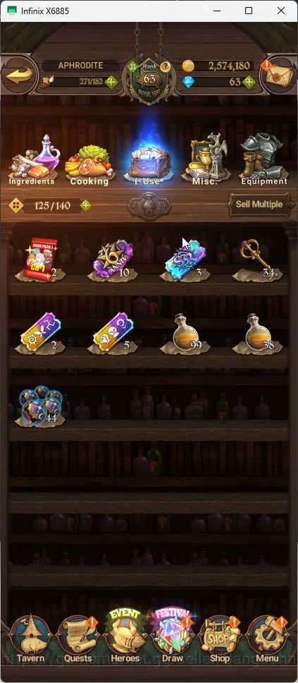 The Seven Deadly Sins: Grand Cross Accounts Whale Global | 3.2M CC |1 LR | Salos, Merlin Esca, Chaos Arthur ,Mael|Full 14