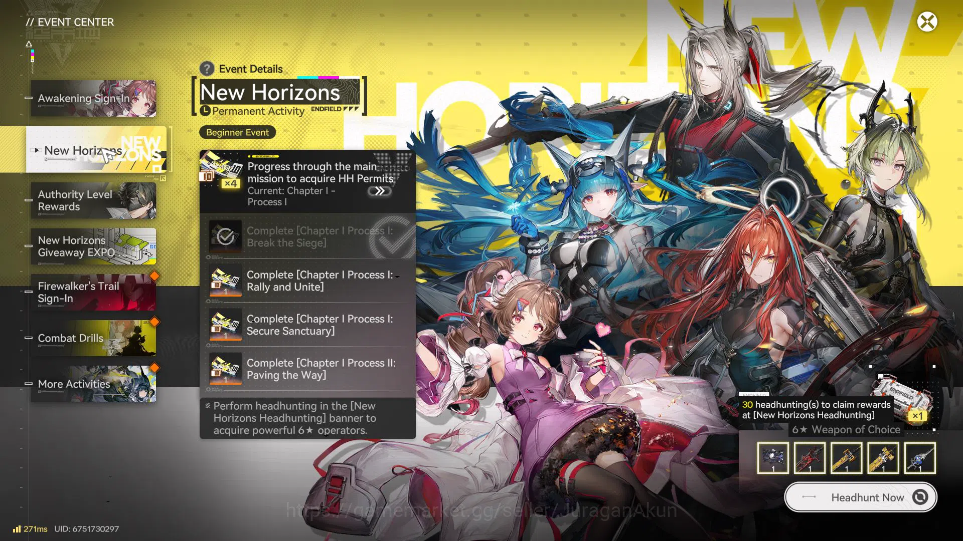 Arknights: Endfield Accounts NA/EU Lv2|Day 1 login| Meta SSR Solo (Laevatain)+3 image 11