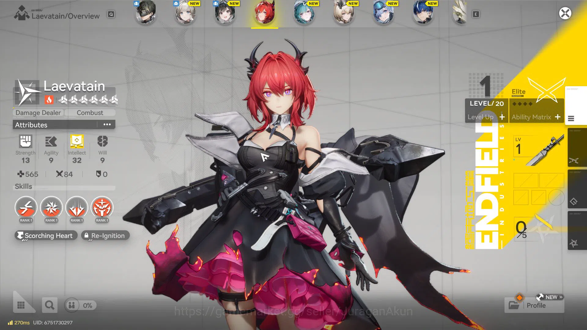Arknights: Endfield Accounts NA/EU Lv2|Day 1 login| Meta SSR Solo (Laevatain)+3 image 2