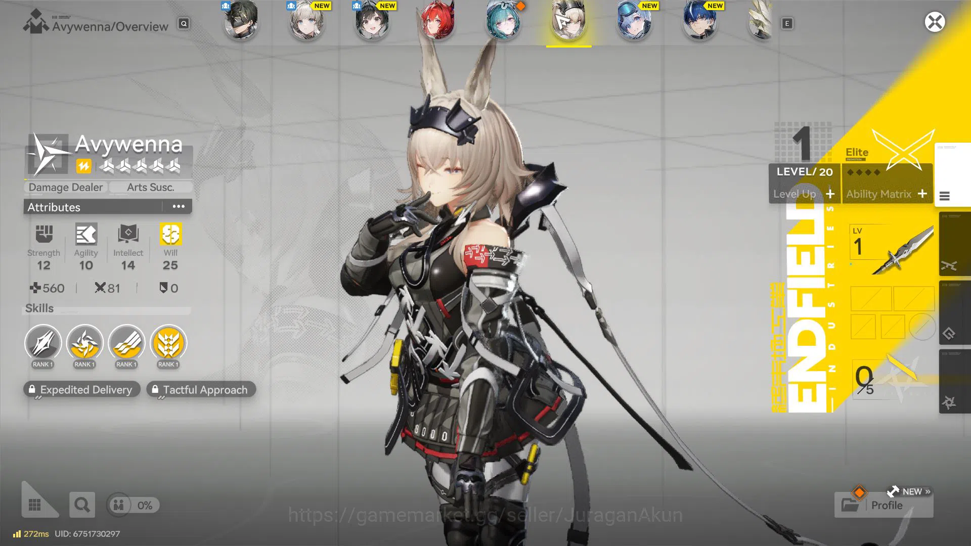 Arknights: Endfield Accounts NA/EU Lv2|Day 1 login| Meta SSR Solo (Laevatain)+3 image 3