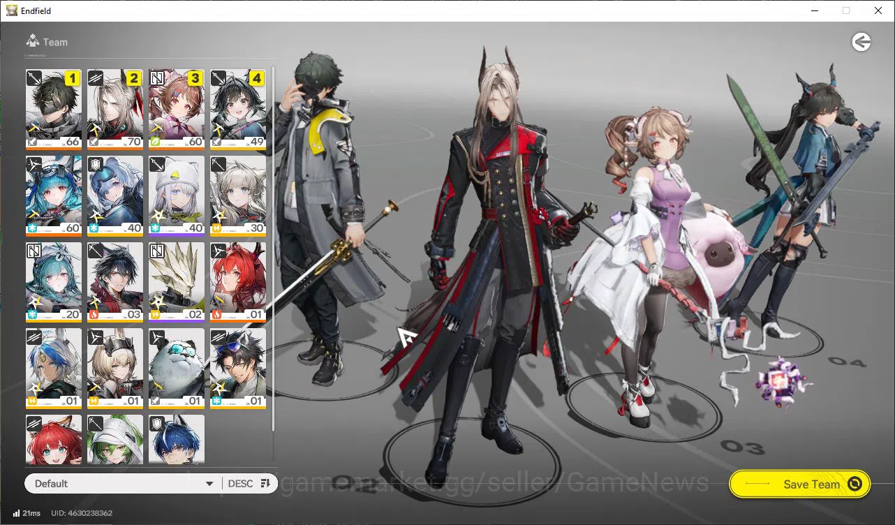 Arknights: Endfield Accounts ASIA Lv49|Laevatain,POG P2+sign,Ardella P1+sign,La image 1