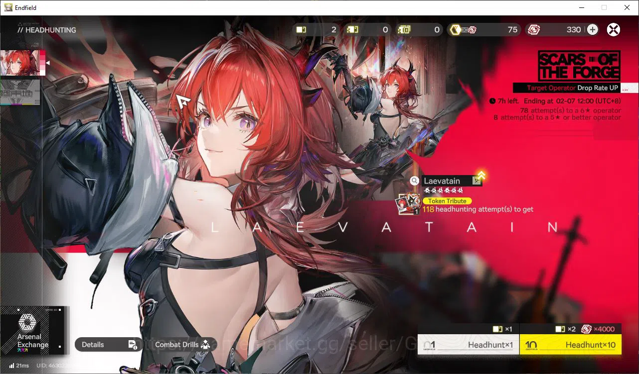 Arknights: Endfield Accounts ASIA Lv49|Laevatain,POG P2+sign,Ardella P1+sign,La image 18