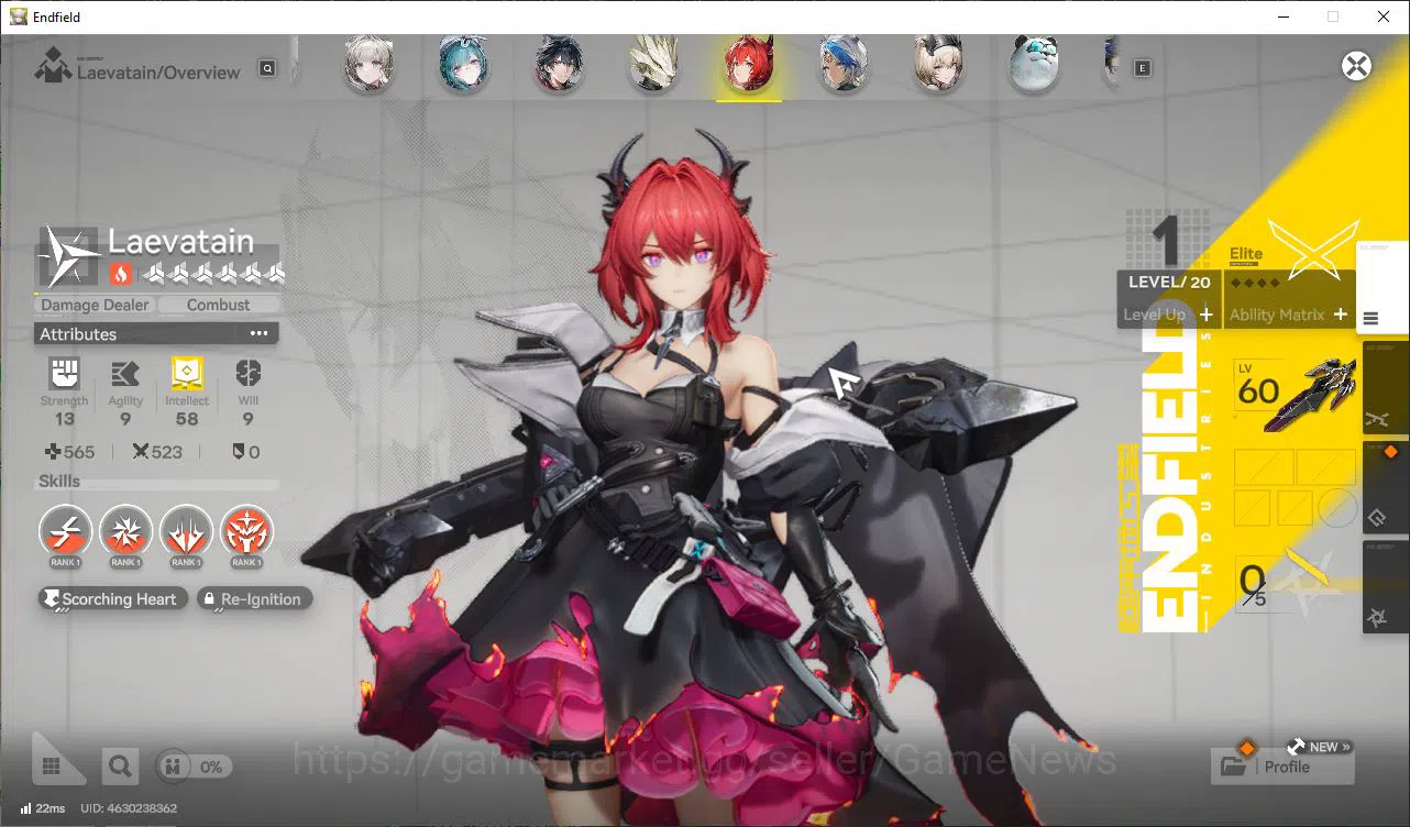 Arknights: Endfield Accounts ASIA Lv49|Laevatain,POG P2+sign,Ardella P1+sign,La image 2
