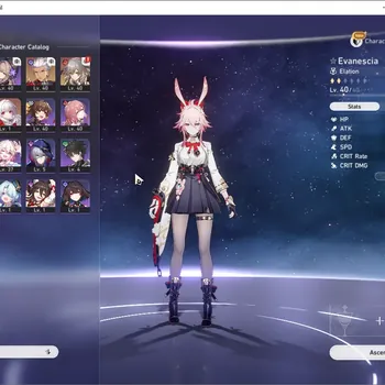 Honkai Star Rail Accounts Starter Asia TL 27|2 Limited Evanescia & Archer + 1 Standard Clara|4 Special Pass|Female