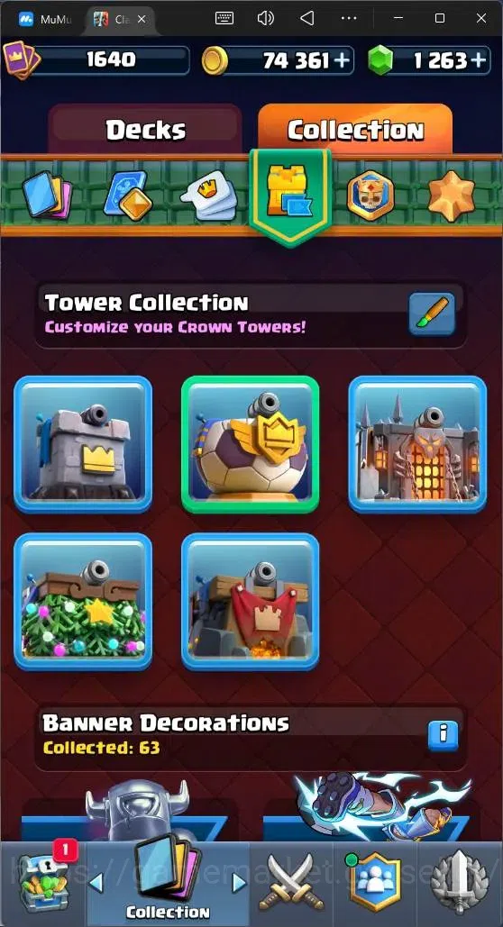 Clash Royale Accounts High-End Global |CL 1640|KTL 16|Trophy 12381|121 Cards|9 MAX|8 Champ|4 Hero|15 Evo|74K Gold|1263 17