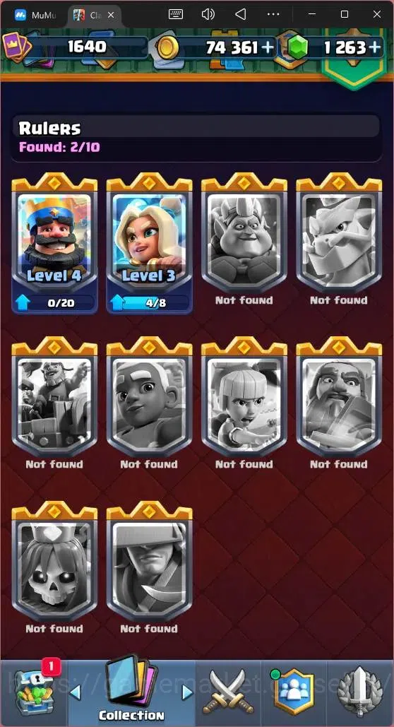 Clash Royale Accounts High-End Global |CL 1640|KTL 16|Trophy 12381|121 Cards|9 MAX|8 Champ|4 Hero|15 Evo|74K Gold|1263 20