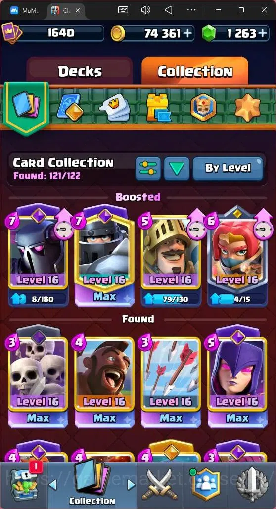 Clash Royale Accounts High-End Global |CL 1640|KTL 16|Trophy 12381|121 Cards|9 MAX|8 Champ|4 Hero|15 Evo|74K Gold|1263 4