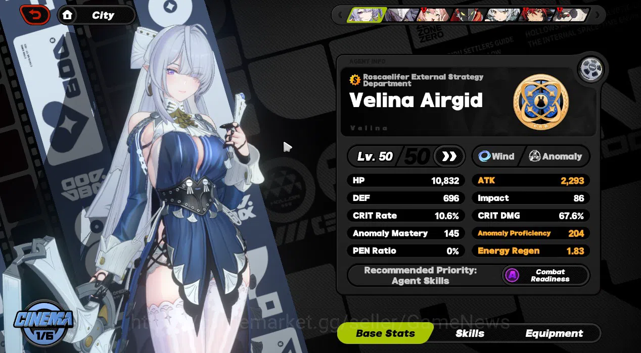 Zenless Zone Zero Accounts Starter ASIA|IK 45|S1 CH4|2 Limit [Velina M1 + Sign,Pyrois]+3 STD (Koleda,Nekomata,Soldier|Mc 13