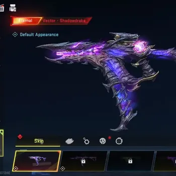Blood Strike Accounts Collab Skin ASIA|ETERNAL Vector Shadowdrake|Legendary M4A1 Venom,JET Cosmonaut,Nova Rebel Vogue|Log