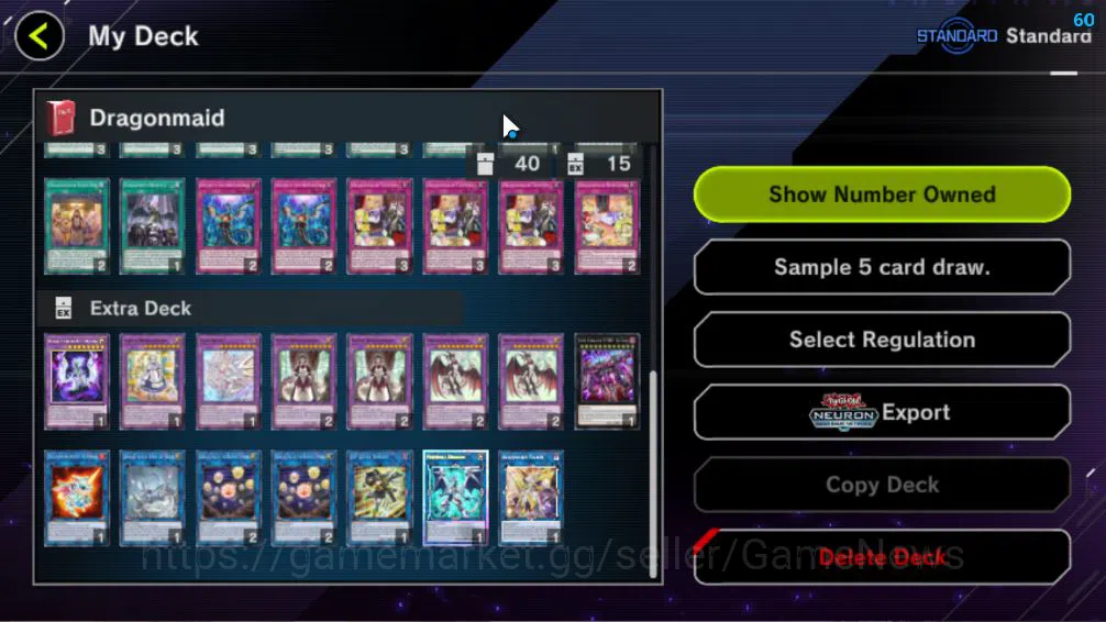 Yu-Gi-Oh! Master Duel Accounts Lv 18 | 20 Deck |VSK9, Dracotail, Yummy,Maliss, Fi image 11