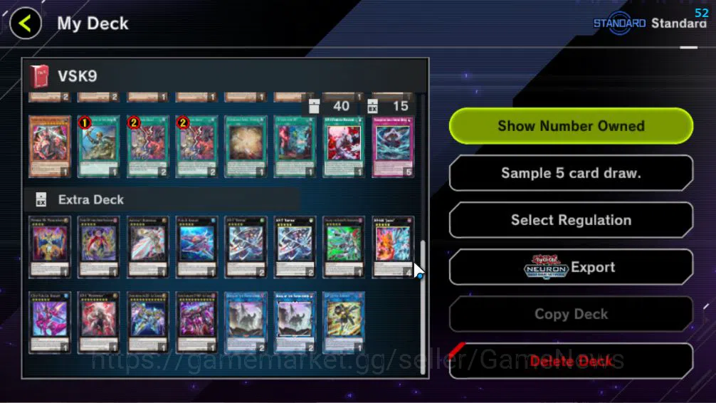 Yu-Gi-Oh! Master Duel Accounts Lv 18 | 20 Deck |VSK9, Dracotail, Yummy,Maliss, Fi image 5