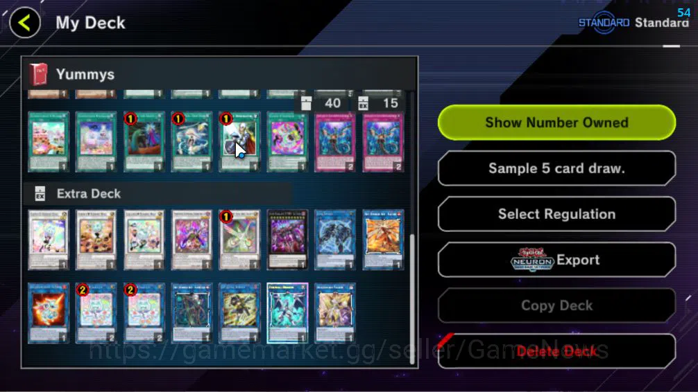 Yu-Gi-Oh! Master Duel Accounts Lv 18 | 20 Deck |VSK9, Dracotail, Yummy,Maliss, Fi image 9