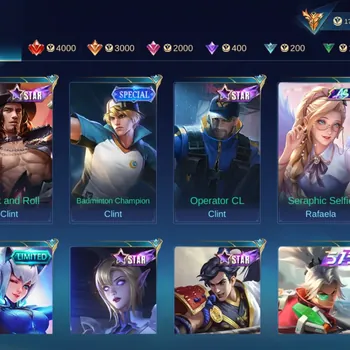 Mobile Legends: Bang Bang Accounts Collector |Hero 136|Skin 549|Legend Miya+Franco|8 Collector|Naruto Gaara+Sasuke|CHEK