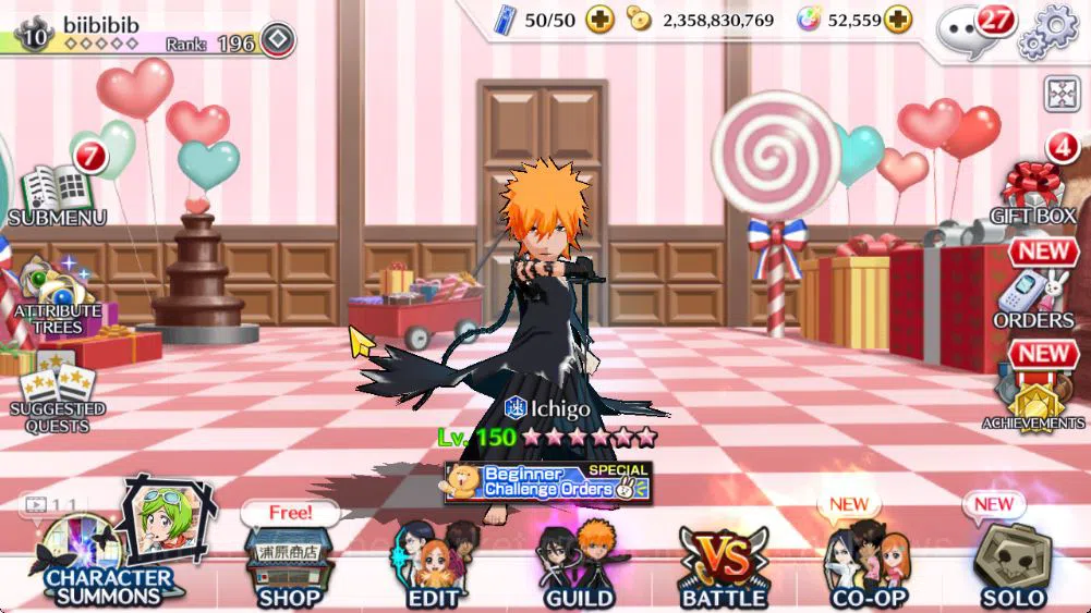 Bleach: Brave Souls Accounts Mid-Tier [GLOBAL]52K Orb|Valentine2026(Yachiru,Rukia),Ichigo 10th Anniv,Byakuya