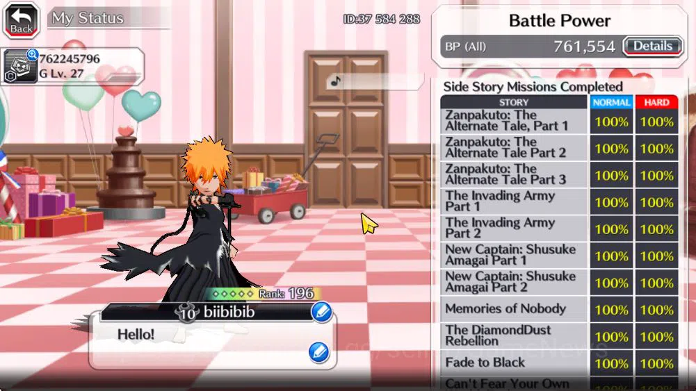 Bleach: Brave Souls Accounts Mid-Tier [GLOBAL]52K Orb|Valentine2026(Yachiru,Rukia),Ichigo 10th Anniv,Byakuya 5