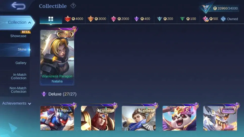 Mobile Legends: Bang Bang Accounts Global|Skin 158|Expert|Collector Natalia|Collab Ba image 11