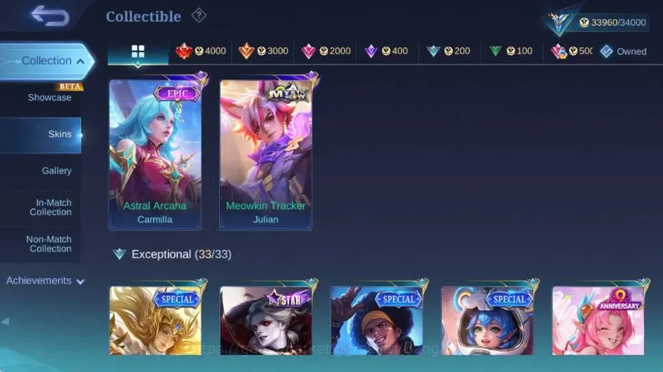 Mobile Legends: Bang Bang Accounts Global|Skin 158|Expert|Collector Natalia|Collab Ba image 5