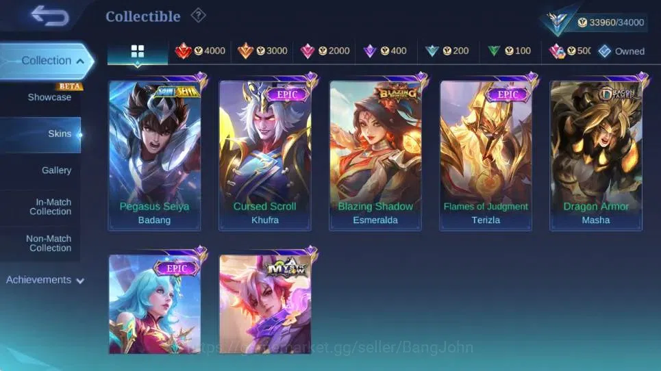 Mobile Legends: Bang Bang Accounts Global|Skin 158|Expert|Collector Natalia|Collab Ba image 6