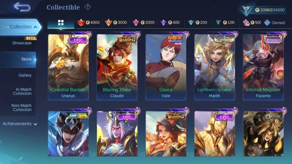 Mobile Legends: Bang Bang Accounts Global|Skin 158|Expert|Collector Natalia|Collab Ba image 7