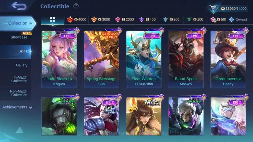 Mobile Legends: Bang Bang Accounts Global|Skin 158|Expert|Collector Natalia|Collab Ba image 9